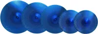 KINGDO LOW VOLUME SET 14"+16"+18"+20" BLUE - комплект тарелок, специальный сплав, medium, звучание тихое