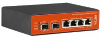 WI-PS306GF-I Промышленный неуправляемый коммутатор 4 PoE портов 1000Base-T + 2 SFP, Watchdog