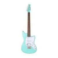 Mooer mlt10 candy blue  электрогитара, форма offset, hss, цвет голубой