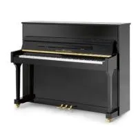 SCHULZE POLLMANN SU 118H Black Gloss + Abel® hammer Пианино акустическое черное полированное высота 118 см c немецкими молоточками Abel