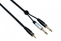 BESPECO EIG200 Кабель готовый, JACK stereo 3.5мм (SS40M) x JACK stereo 6.3мм (SS10), 2 м
