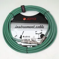 JOYO CM-12 Cable Green инструментальный кабель, 4,5 м, TS-угловой TS 6,3 мм