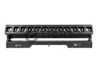 LightCraft Capella Moving Bar 12x40 OSRAM светодиодная подвижная панель Zoom/Pixel; 12 диодов по 40 Вт (Osram RGBW) + 144 SMD LED RGB (декоративная LED лента); Потребляемая мощность: 600Вт; Tilt: 220° (8/16 Bit); Пиксель-контроль; Угол раскрытия луча: 4°-