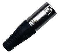 INLINE XLR-M x1b Разъем XLR-M, 3 пин упаковка блистер 1 шт