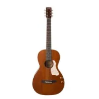 Art & lutherie roadhouse havana brown q-discrete  электроакустическая гитара parlor, цвет коричневый