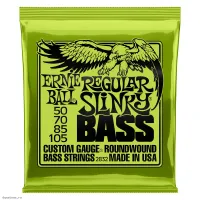 ERNIE BALL 2832 Nickel Wound Slinky Regular 50-105 - Струны для бас-гитары