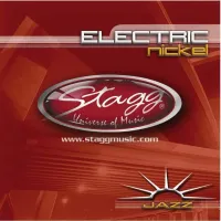 STAGG EL-1254 Комплект для джазовой гитары (12-15-26-34-44-54), никелированная сталь