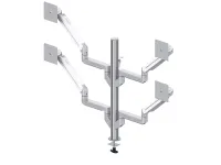 ErgoFount DFS-402G- Настольное шарнирное крепление для 4 мониторов диагональю до 24'' (2х2), струбцина типа G, макс. нагрузка 34 кг