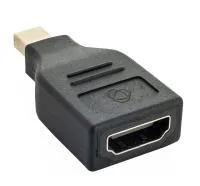 Kramer AD-MDP/HF- Переходник mini DisplayPort (вилка) на HDMI (розетка), разрешения до 1920x1200, 60 Гц