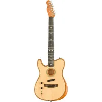 FENDER Acoustasonic Telecaster Natural Left Handed электроакустическая гитара, леворукая, цвет натуральный