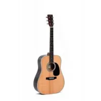 Sigma guitars dt-1  акустическая гитара, тип корпуса дредноут, верхняя дека массив ситхинской ели