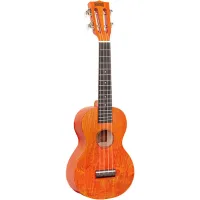 Mahalo ML2OS Укулеле концертная с чехлом, корпус - липа, гриф - габон, накладка на гриф махагони, струны Aquila Super Nylgut, цвет - Orange Sunset, матовая, серия Island Concert