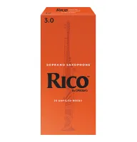 RIA2530 Rico Трости для саксофона сопрано, размер 3.0, 25шт, Rico