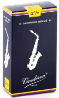 Alto saxophone reeds Vandoren SR2125 - Traditional alto saxophone reed with strength 2.5. Price per pack of 10 pieces