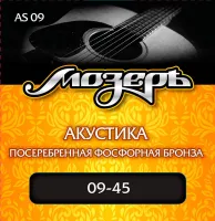 МозерЪ AS 09 - Сталь ФРГ + Посеребренная фосфорная бронза (.009-045)