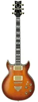 IBANEZ AR420-VLS - Модель в корпусе «санберст» из красного дерева и клена, гриф из трех кусков, материал – клен и палисандр. Звукосниматели H-H Super 58, переключатели Tri-Sound.