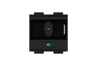 Crestron FT2A-CBLR-1T-AUDIO, устройство для сматывания кабеля в одно касание для серии FT2 ELEC, Mini-TRS 3,5 мм на Mini-TRS 3,5 мм, стереозвук