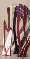 RHC21003 Арфа, 40 струн, прямая дека, отделка цвет-Орех, Resonance Harps