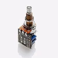 EMG 25K SPLIT VOLUME PUSH PULL POT LONG SHAFT