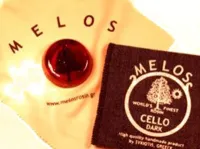 Cello rosin Melos Dark M1462 - Темная мягкая канифоль для виолончели. Маленький размер