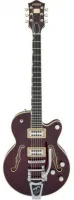 Gretsch G6659TFM-DCH BRDKSTR JR DK CH WC Электрогитара полуакустическая, серия Professional Collection, цвет темно-вишневый