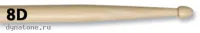 VIC FIRTH 8D - Барабанные палочки орех