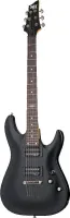 SCHECTER SGR C-1 MSBK-Гитара электрическая, 6 струн, крепление грифа: на 4-х болтах; дека: липа; гриф: клен; мензура: 25,5"; накладка: палисандр; порожек: графит 42мм; лады: 24 medium; инкрустация: точки, готический крест на 12-м ладу; звукосниматели: SGR