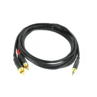 Cordial CFY 0,3 FMM кабель Y-адаптер XLR female/2xXLR male, 0,3 м, черный