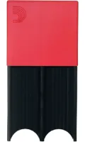 Box for reeds D'Addario Reedgard DRGRD4TBRD - Plastic box for 4 tenor or baritone saxophone reeds. Red color