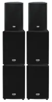 Xline SM-5000 Активный акустический комплект: 2 сателлита 2-полосных, 4 субвуфера