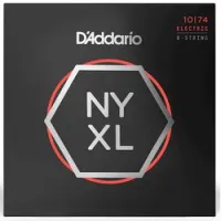 D`addario nyxl1074  струны для 8-струнной электрогитары, уникальный сплав, 10-74, regular light