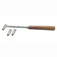 Konig&Meyer 16700-000-01 ключ настроечный для пианино с тремя никелевыми головками (звездочка (6,5 - 6,9 мм); звездочка (7,0 - 7,9 мм); квадрат (6,2 мм)), вес 0,48 кг