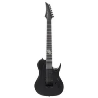 Solar guitars t1.7ac  7-струнная электрогитара, цвет черный матовый