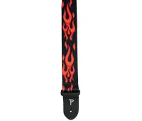 Perri's LPCP-702 - Ремень для гитары, Серия: Polyester, Материал: полиэстер, Рисунок: языки пламени, Ширина ремня: 5 см, Длина: 99 - 147 см