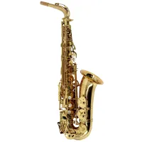 Artist AS-602L Саксофон альт Eb, желтая медь, лакированный, тянутые клапана (soldered toneholes), высокий клапан F#, в комплекте кейс, ремень, мундштук