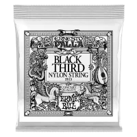 Ernie Ball 1513 3я струна для классической гитары. Черный нейлон, калибр .040