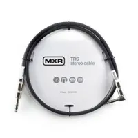 Mxr dcist3r  стерео инструментальный кабель, 0,9 м, прямой и угловой джеки