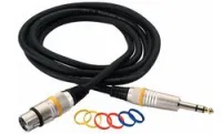 Rockcable rcl 30383 d7 f ba  кабель балансный xlr (f) - джек стерео, 3 м.