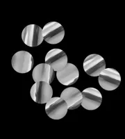 Конфетти металлизированное 17х55мм серебро