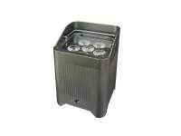 Minipilar 6x6
            Прожектор Minipilar 6x6
Источник света: 6 LEDs по 18 вт (RGBWAUV). Электронный диммер 0-100%. Строб. Угол раскрытия луча 15/25 или 40°. Управление: DMX512 6/10 каналов, автоматический режим, master/slave. Питание от встроенной ба