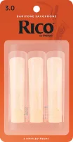 RLA0330 Rico Трости для саксофона баритон, размер 3.0, 3шт, Rico