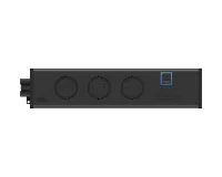 ABL 2M400303- Розеточная станция серии UDM с 3 розетками, 1xUSB-А и 1xUSB-C, черная