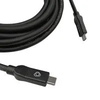 Кабель  [96-0235110] Kramer Electronics [C-U32/MFF-10] USB-C 3.2 вилка- USB-C 3.2 вилка для передачи данных, видео и питания, 3 м