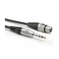 Sommer cable hbp-xf6s-0900  микрофонный кабель basic+, xlr(f) <=> 6,3 jack stereo, 9 м, hicon