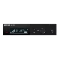 Shure slxd4e=-h56. цифровой одноканальный приёмник shure slxd4, 518-562 мгц, 1 аналоговый выход xlr, 1 аналоговый выход trs, 2 рч-входа 50 ом, 1 порт ethernet