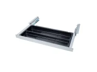 ErgoFount PT4218S- 
			Выдвижной ящик-органайзер для канцелярских принадлежностей под стол, малый, серебристый