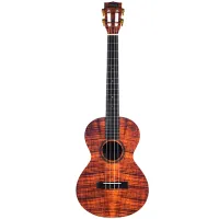 Mahalo MA4KA Укулеле баритон с чехлом, корпус - липа, гриф - махагон, струны Aquila Super Nylgut, графический дизайн корпуса, матовая, серия Artist Elite