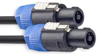 STAGG SSP10SS25 - Профессиональный колоночный шнур SPK-SPK для акустических систем, Длина 10 метров, сечение кабеля 2,5 кв мм x2, черного цвета.