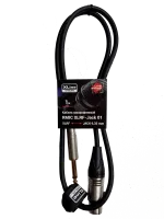 Xline Cables RMIC XLRF-JACK 01 Кабель микрофонный  XLR 3 pin female - JACL 6.3 mono длина 1м