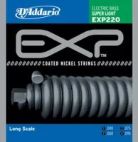 D`Addario EXP-220 SALE  Струны для бас-гитары с полимерным покрытием Super Soft 40-95